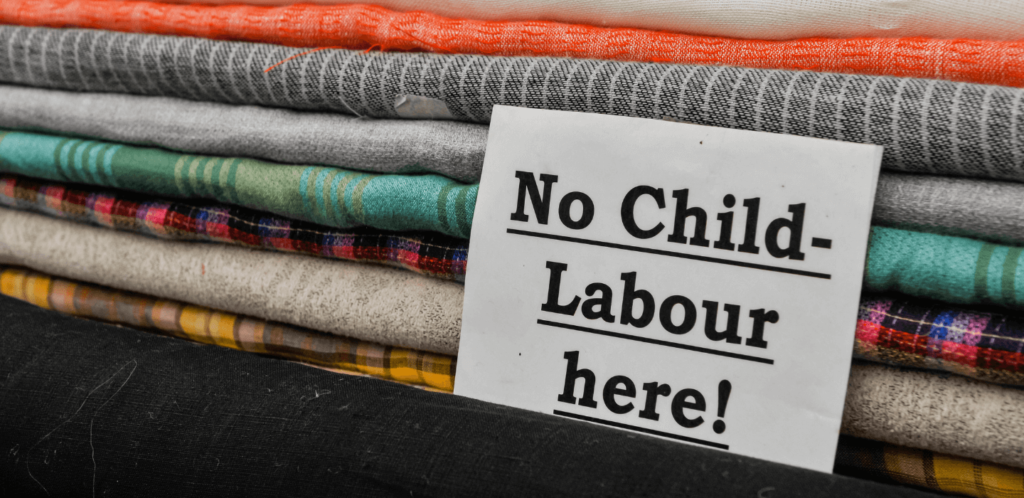 no child labour products